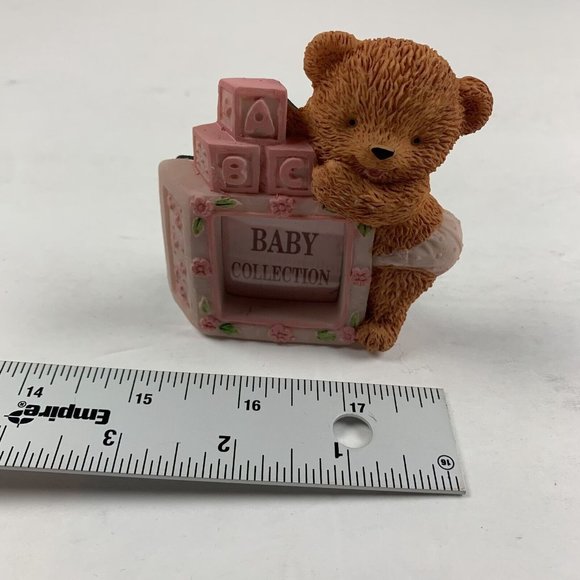 Cherished Teddies Bear with ABC Alphabets Block Figurine Decoration Peace 6147 - Picture 4 of 5